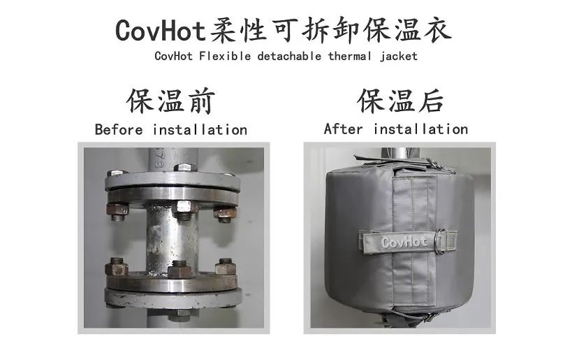 COVHOT?柔性可拆卸式<a href=http://m.jmwfg.com.cn/e/tags/?tagname=%E4%BF%9D%E6%B8%A9%E8%A1%A3 target=_blank class=infotextkey>保溫衣</a>,蒸汽系統節能,節能保溫