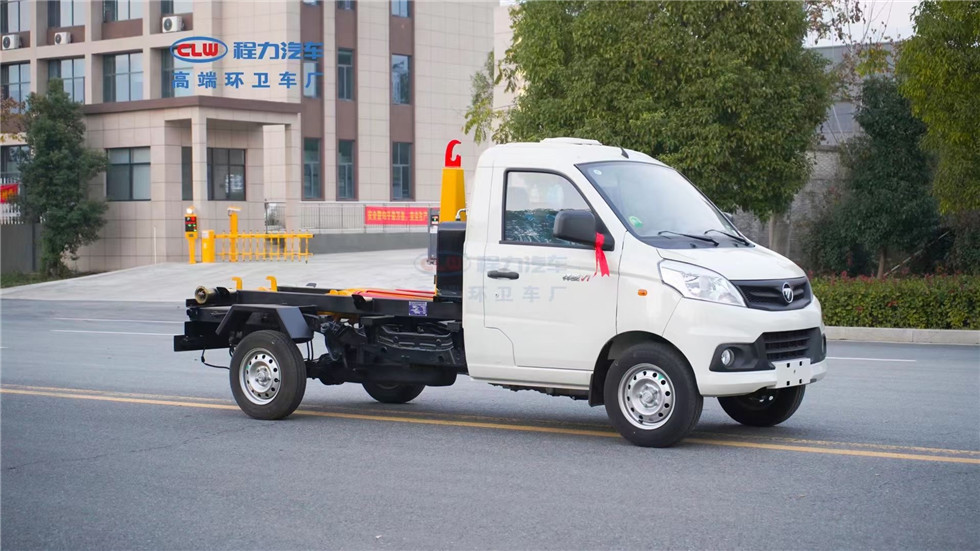 (3方)福田祥菱藍牌鉤臂垃圾車